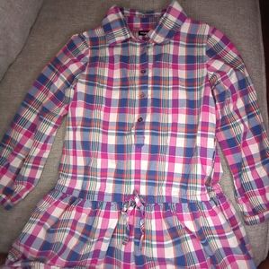 Baby Gap plaid long sleeve dress 5t